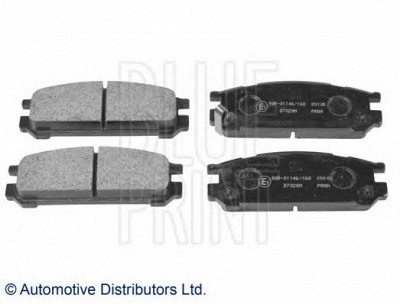 BLUE PRINT ads74224 -  Комплект тормозных колодок, дисковый тормоз